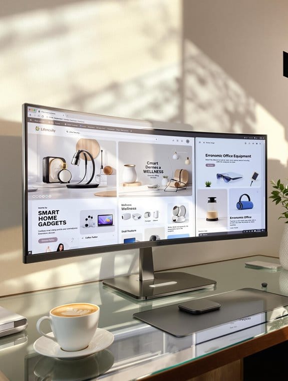 selecting a shopping website