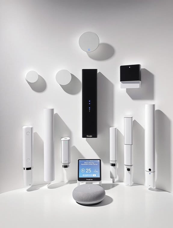 selecting google home sensor
